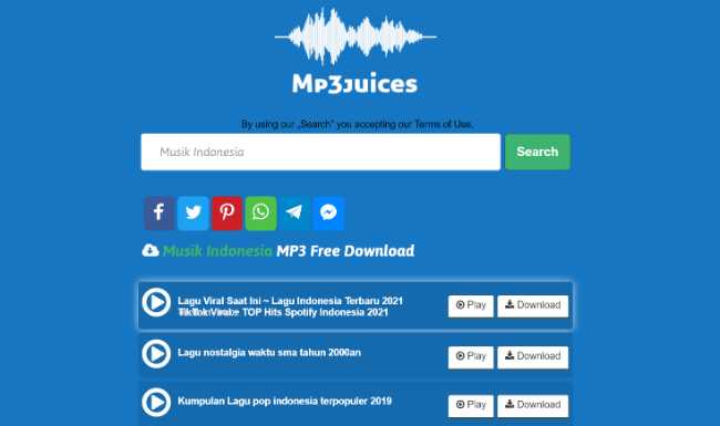 Cara Download dengan MP3 Juice