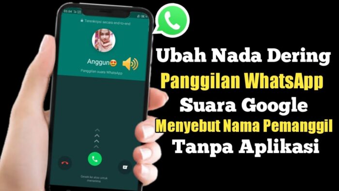 Cara Membuat Nada Dering WA Sebut Nama Tanpa Aplikasi