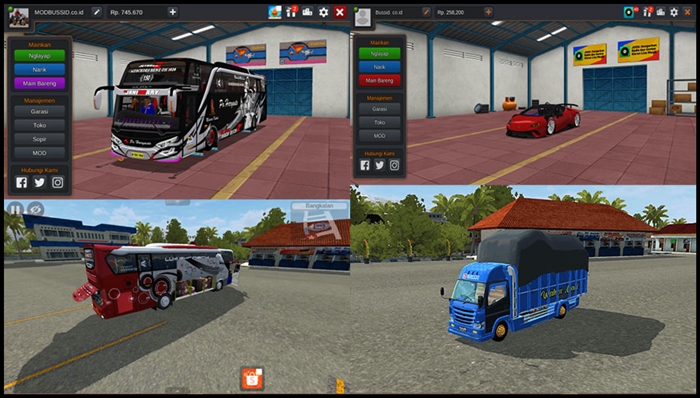 Cara Memainkan + Setting Game Bus Simulator Indonesia Mod Apk