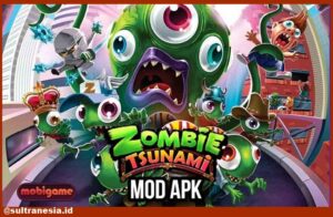 Download Zombie Tsunami Mod Apk (Unlock Level Max + All Birds)