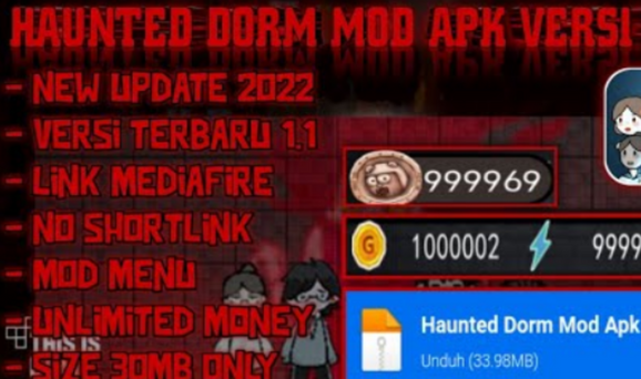 Haunted Dorm Mod Apk Unlimited Money & Gems New Version 2022