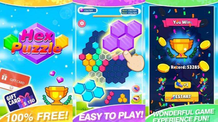 Hex Puzzle game penghasil uang