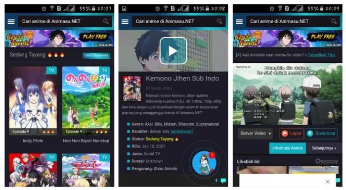 Kekurangan Animasu Net Apk