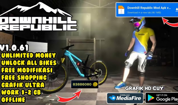 Kenali Fitur Keren Downhill Republic Mod Apk