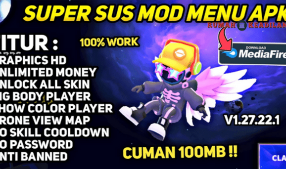 Link Terbaru Super Sus Mod Apk Unlock All 2022 serta Cara Downloadnya