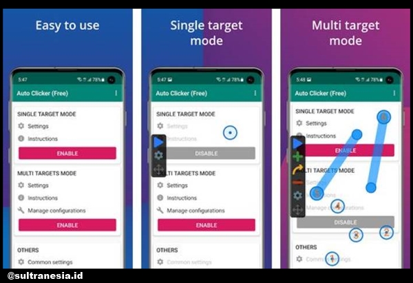 Tips Mengoprasikan Auto Clicker Mod Apk