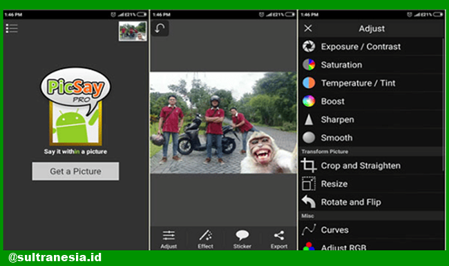 Cara Editing Foto Terbaik Menggunakan PicSay Pro Mod Apk