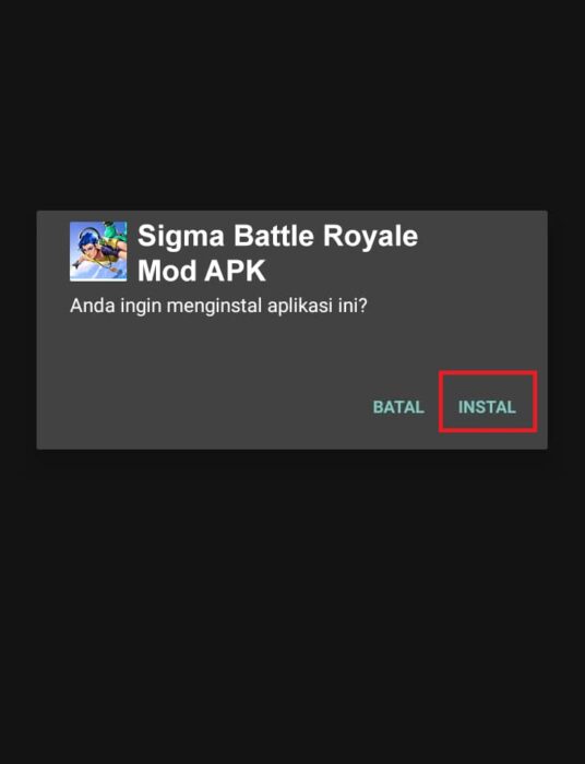 Cara Mengunduh Dan Install Sigma Battle Royale Mod Apk