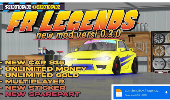 Rangkaian Fitur Canggih FR Legends Mod Apk