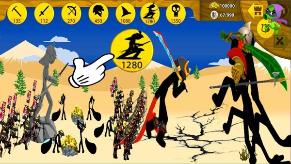 Stick War Legacy Mod Apk Unlimited Diamond, Poin dan Gold