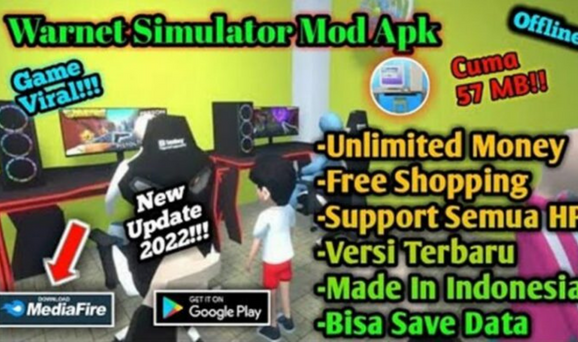 Warnet Simulator Mod Apk