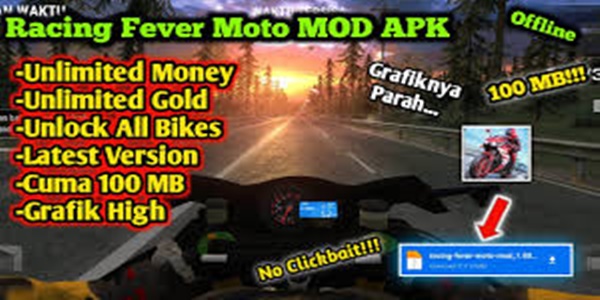 Berikut Fitur Unggulan Pada Game Racing Fever Moto Mod Apk