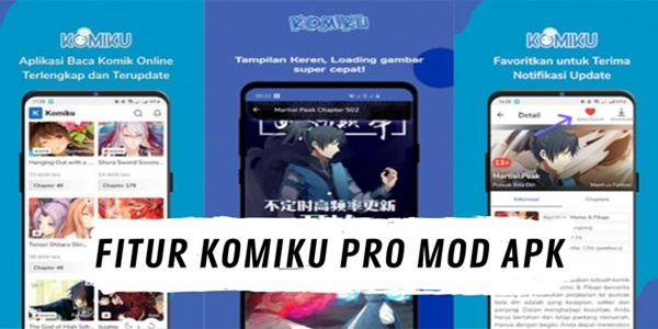 Fitur Menarik Komiku Pro Mod Apk