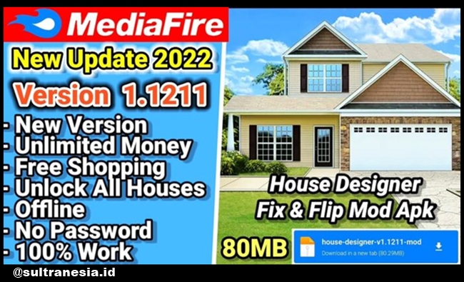 Link Download File House Designer Mod Apk Versi Terupdate 2022