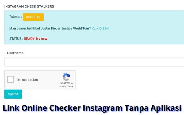 Link Online Checker Instagram Tanpa Aplikasi
