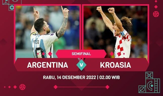 Live Streaming Prediksi Argentina VS Kroasia