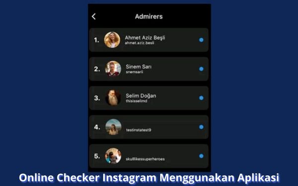 Online Checker Instagram Menggunakan Aplikasi
