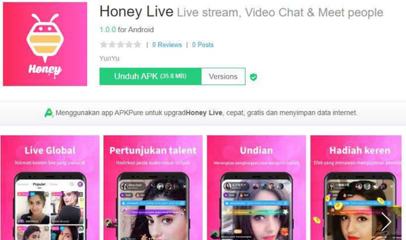 Link Download Honey Live Apk (Unlock All Room) Mod Terbaru 2023