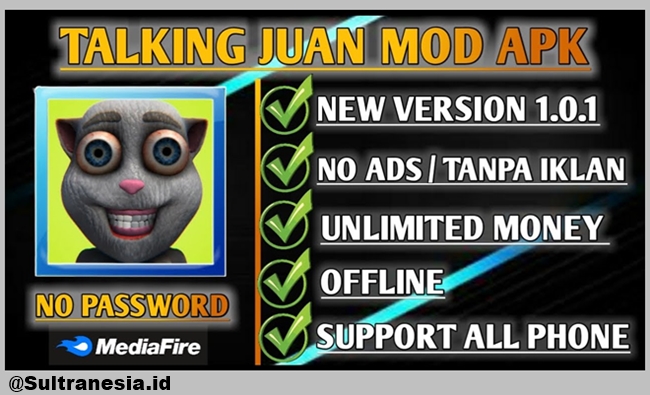 Simak Fitur Terbaru Talking Juan Mod Apk