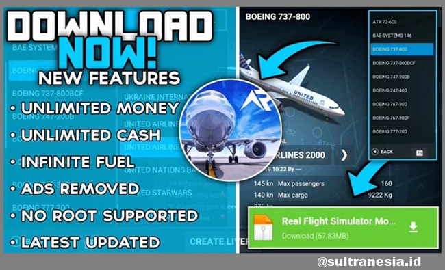 Simak Fitur Unggulan Real Flight Simulator Mod Apk Terbaru