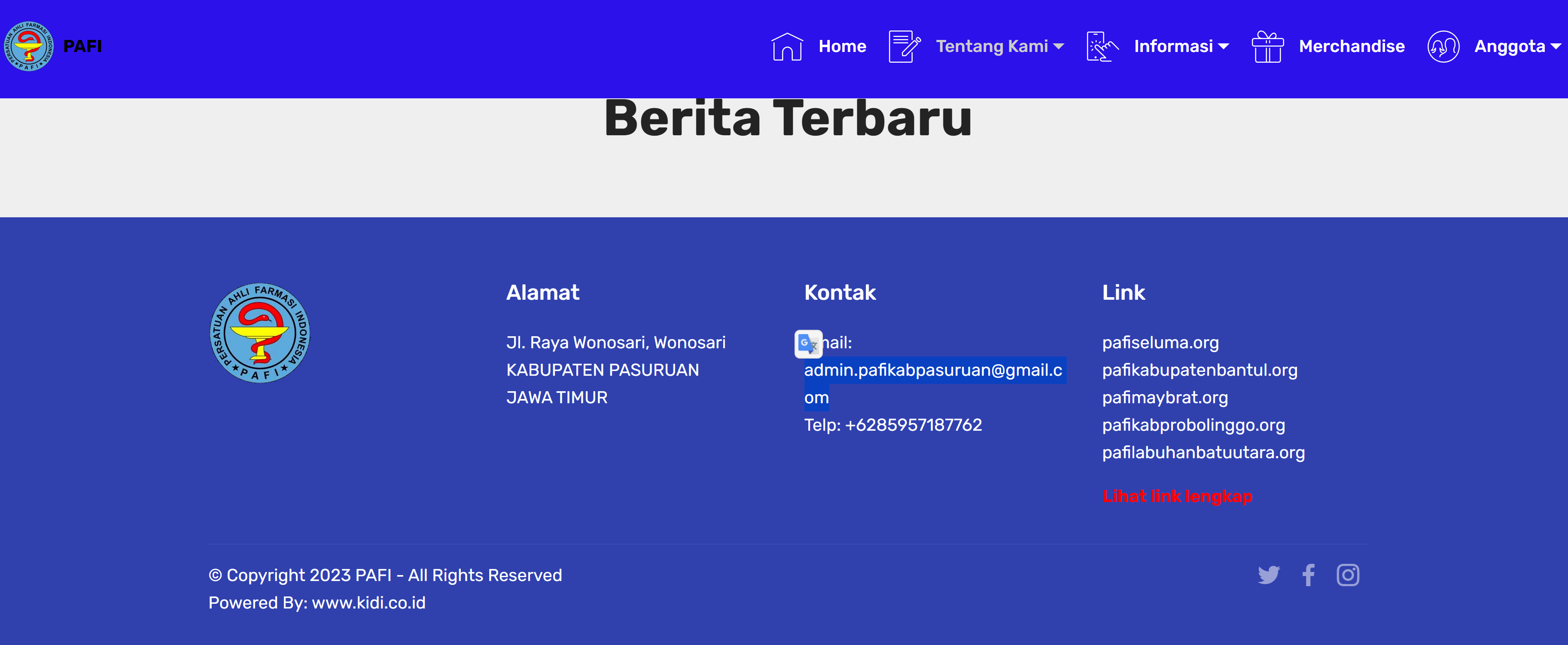 Imunisasi Dasar Sebagai Tameng Dalam Menghadapi Penyakit Menurut Pafi Kabupaten Pasuruan