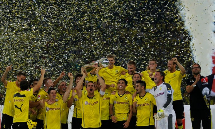 Sempat tertinggal dua gol, Dortmund berhasil menang 4-2 atas