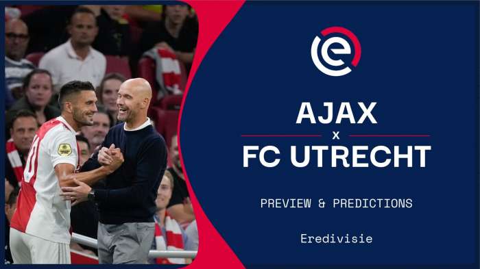 Prediksi Ajax vs FC Utrecht Eredevisie Kamis 5 Desember Kick Off