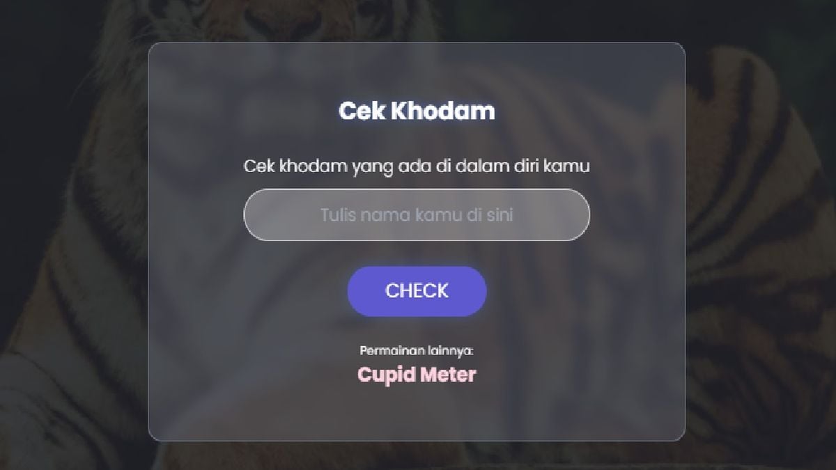 Cara cek khodam online yang viral mudah banget
