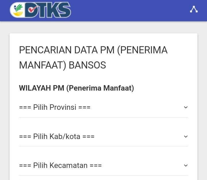Cara cek penerima bantuan bpnt kemensos lewat hp