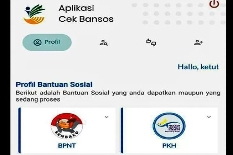 Cara cek bansos pkh bpnt pakai data ktp lewat hp