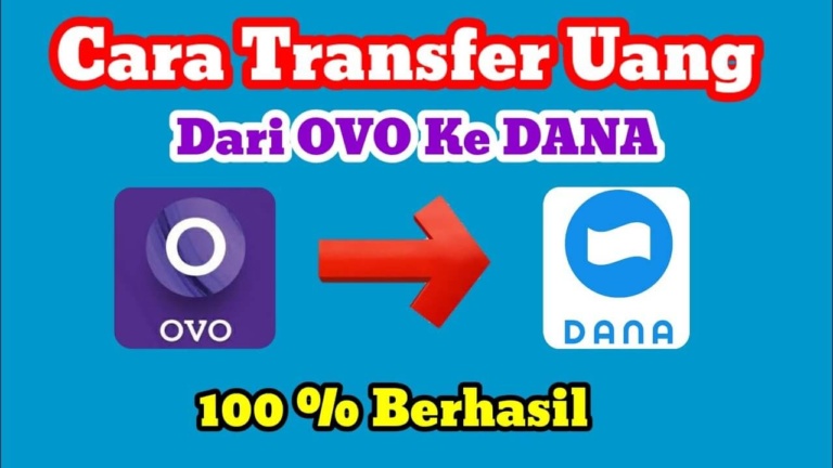 Cara transfer ovo ke dana dengan mudah