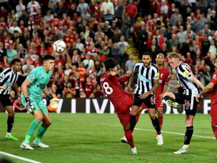 Sengit, Newcastle Vs Liverpool Tuntas 3-3