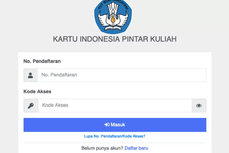 Link pendaftaran kip kuliah syarat dan tata cara daftarnya