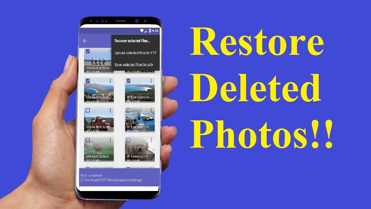 Cara mengembalikan foto yang terhapus di hp android dengan mudah