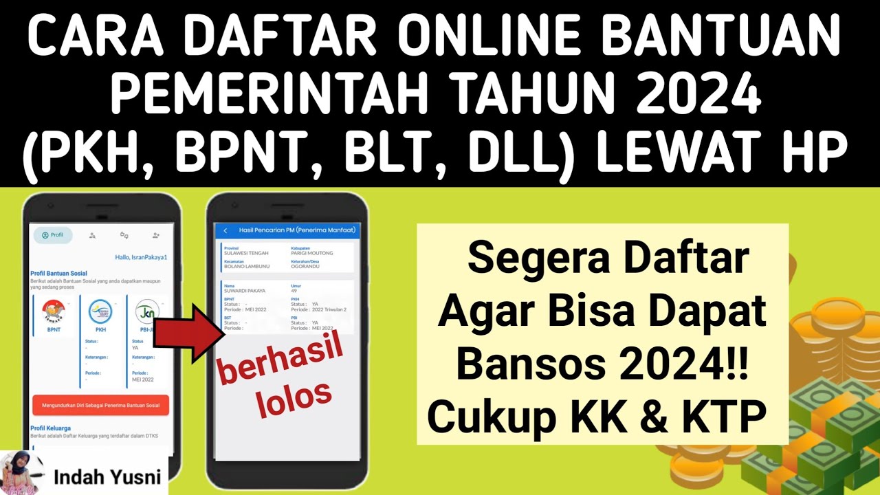 Cara daftar bansos pkh 2024 online dapatkan bantuan hingga rp 2 4 juta per tahun