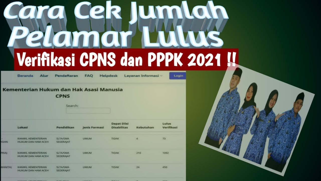 Cara melihat jumlah pelamar cpns pantau berapa pesaingmu